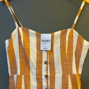 Forever 21 woven stripe dress